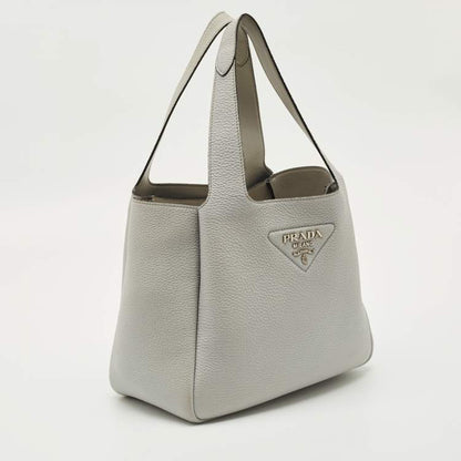 Prada Light Grey Tote Bag