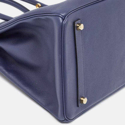 Hermès Birkin 35 Blue Saphir Epsom Leather