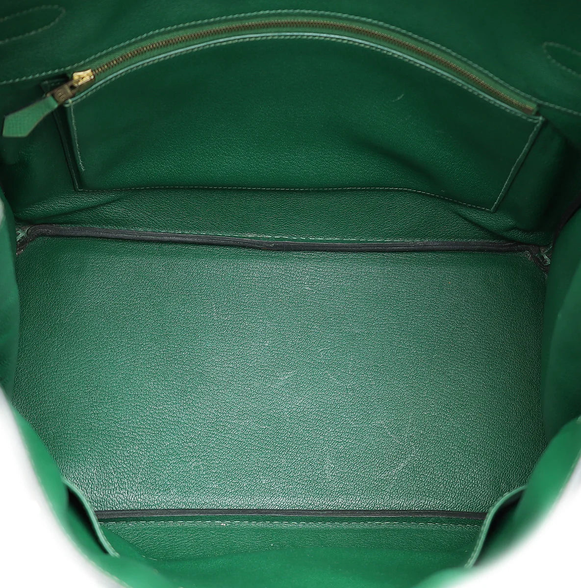 Hermes Vert Bengal Retourne Birkin 35 Bag