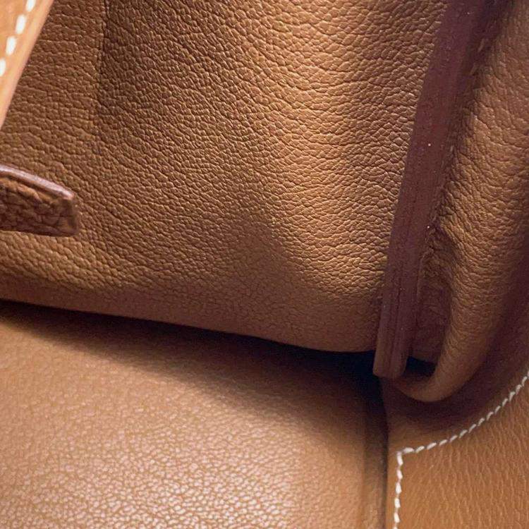 Hermès Birkin 25 Gold Togo Leather