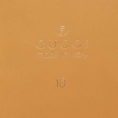 Gucci Green Quilted Satin G Logo Slides – Size 44 – Brand New