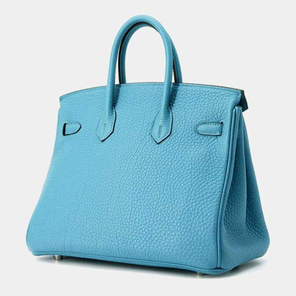 Hermès Birkin 25 Turquoise Togo Leather Rare