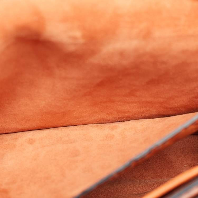 Dior J’Adior Chain Flap Bag in Orange