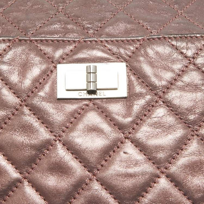 Chanel Metallic Pink Quilted Leather Reissue Camera Bag – Fair Condition