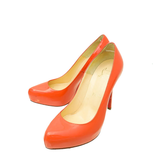 Christian Louboutin Coral 100mm Pumps - Size 35.5