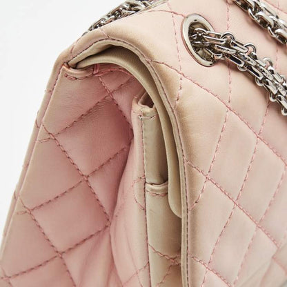 Chanel Pink Ombre Quilted Leather Reissue 2.55