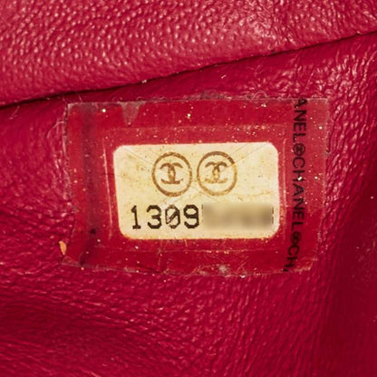 Chanel Red Quilted Leather Maxi Classic Single Flap Bag