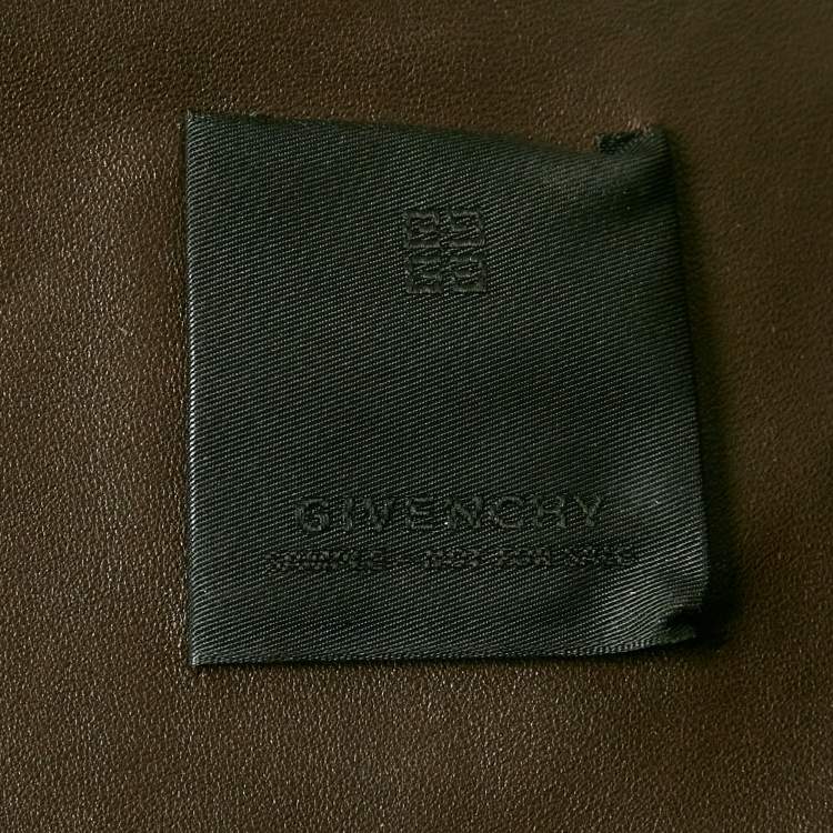 Givenchy Brown Braided Leather Peplum Vest – Size S – Brand New