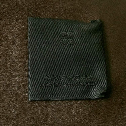 Givenchy Brown Braided Leather Peplum Vest – Size S – Brand New