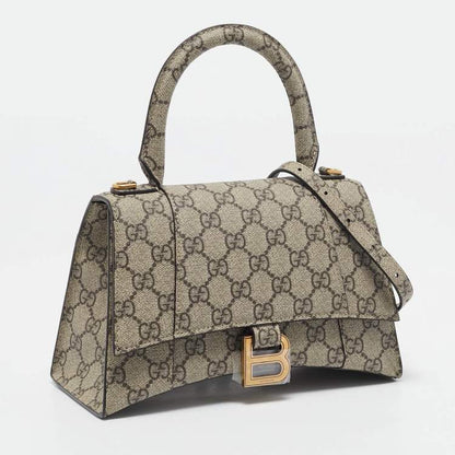 Gucci x Balenciaga Beige GG Supreme Bag