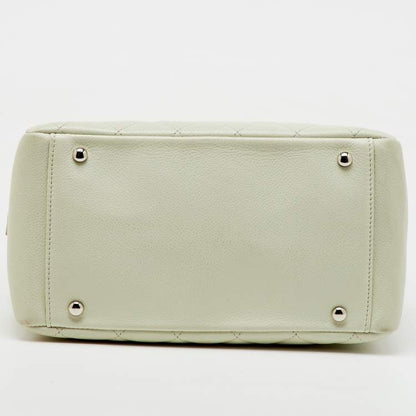 Chanel Off White Caviar Leather Petite Timeless Shopper Tote