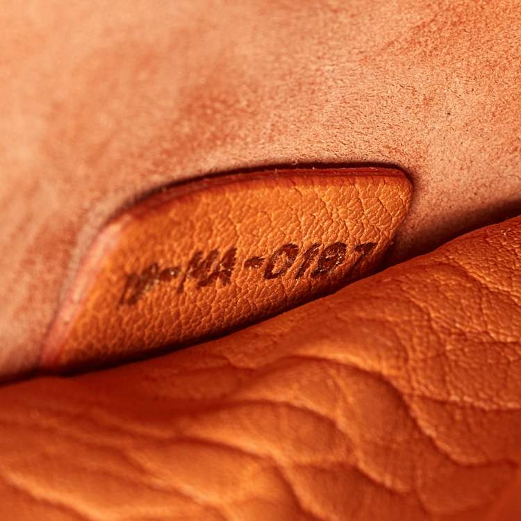 Dior J’Adior Chain Flap Bag in Orange