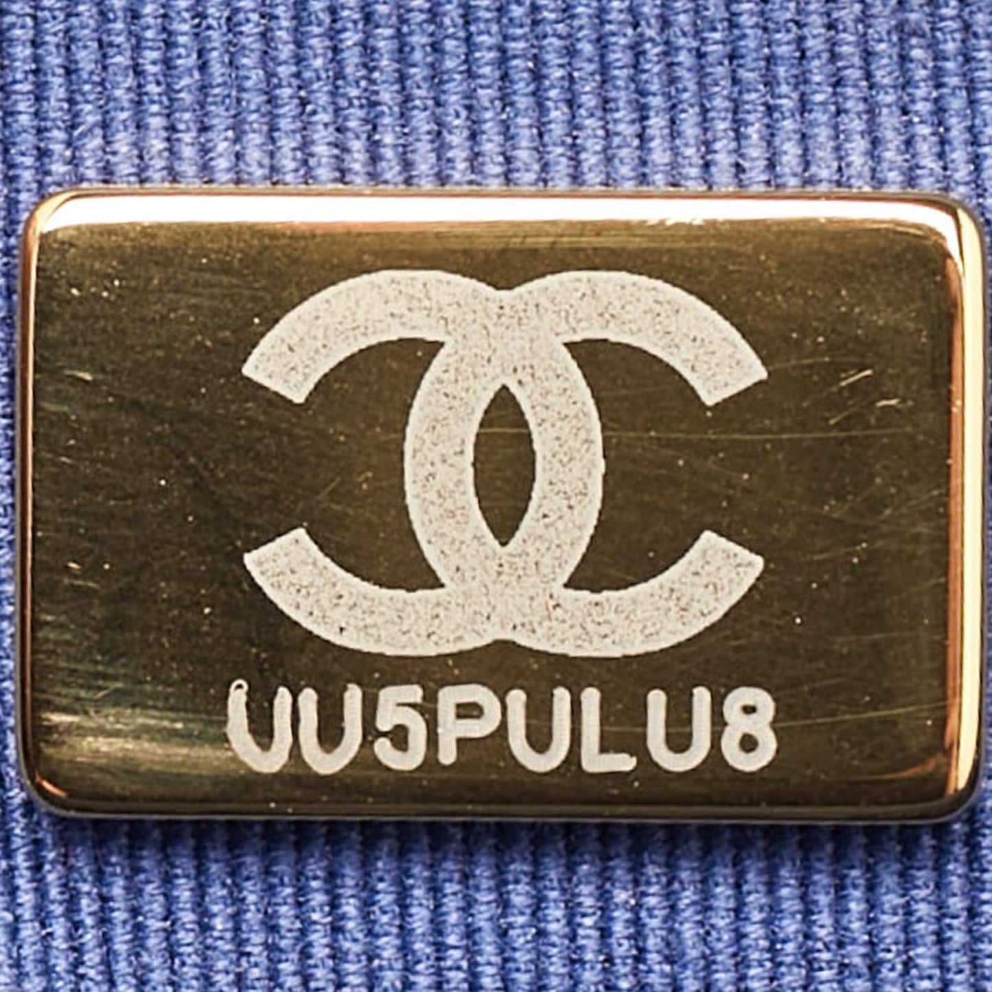 Chanel Blue Quilted Denim CC Flap Double You Backpack