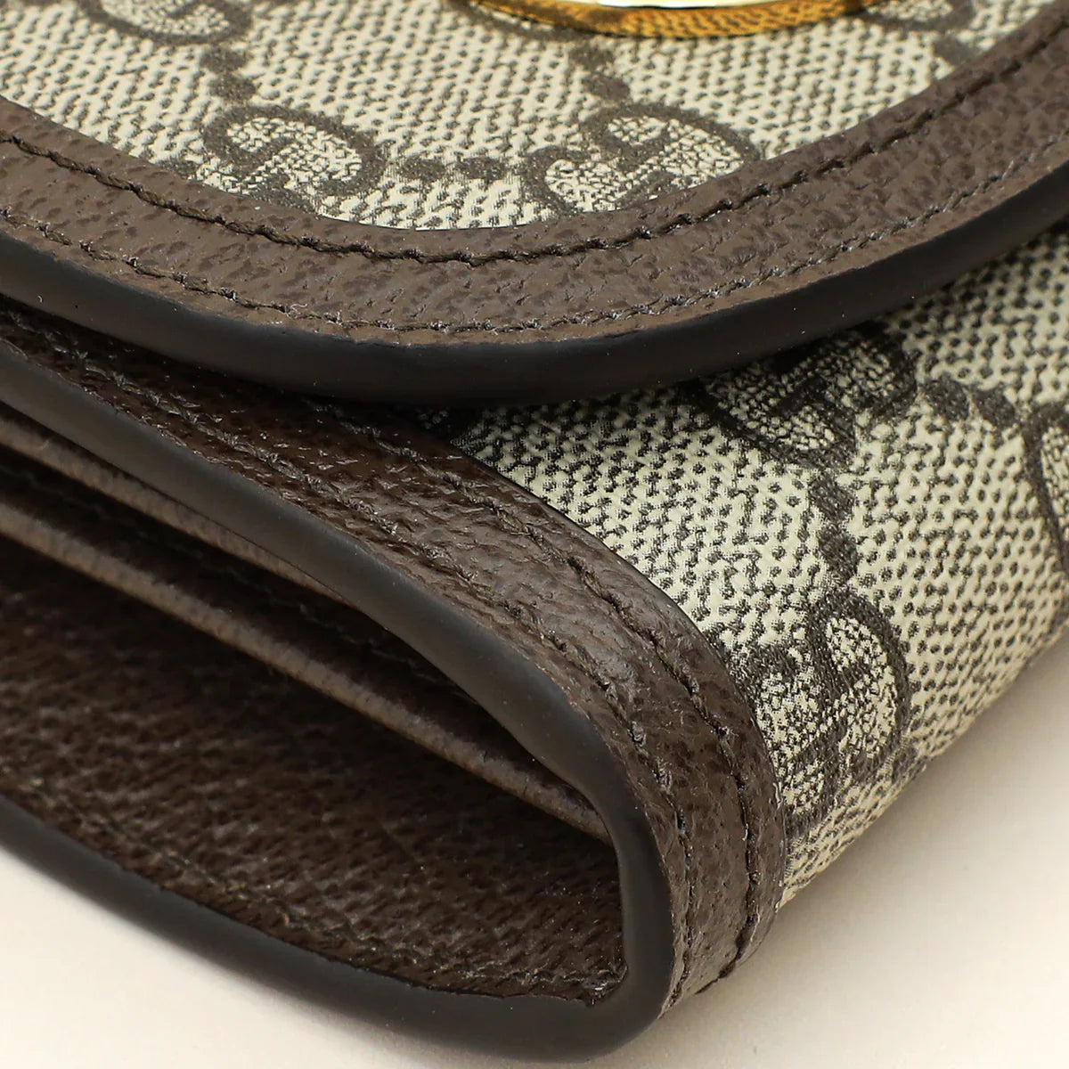 Gucci Ebony GG Guccissima Blondie Medium Chain Wallet