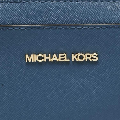 Michael Kors Blue Leather Large Crossbody Bag