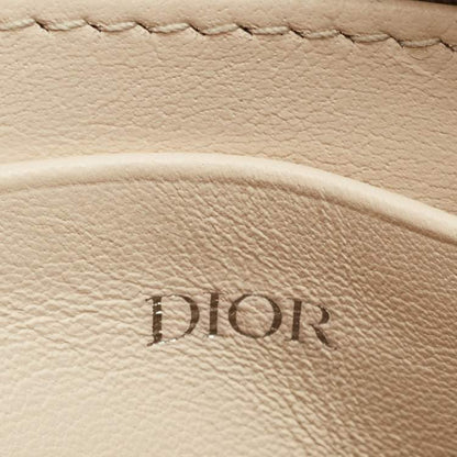 Dior Beige Diamond Print Coated Canvas & Leather Camera Bag