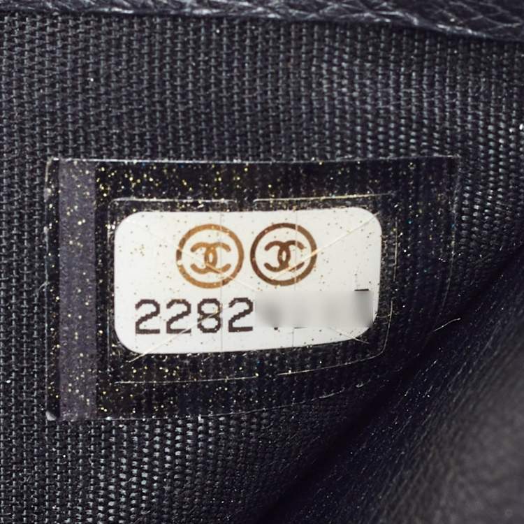 Chanel Black Timeless CC Flap Trifold Wallet – Caviar Leather