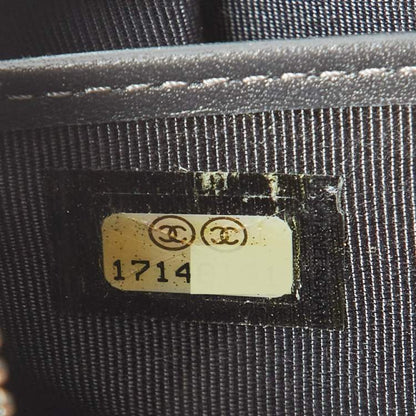 Chanel Olive Green Quilted Patent Leather Zip Wallet – Good Condition