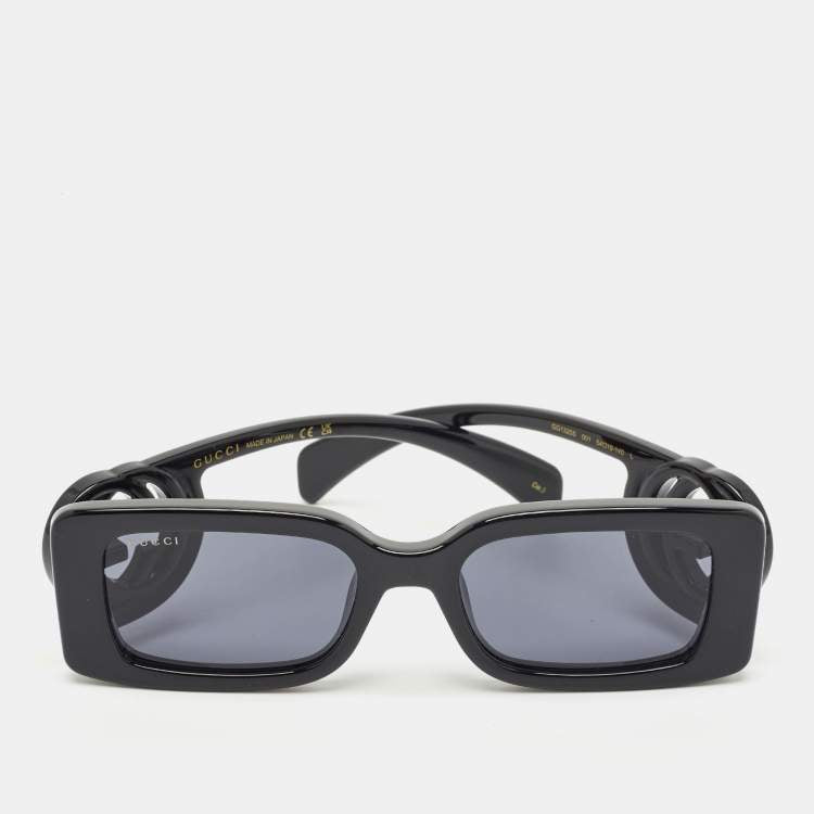 Gucci Black GG1325S Frame Rectangular Sunglasses