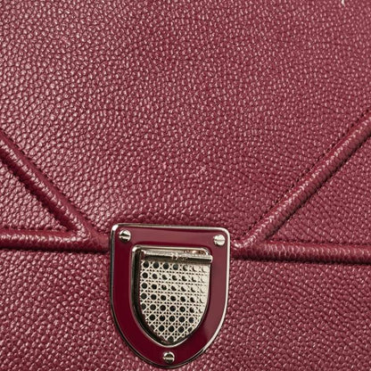 Dior Large Burgundy Shoulder Bag
