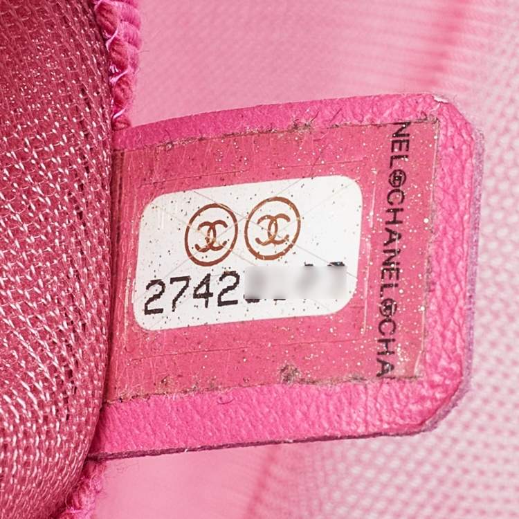 Chanel Pink Mesh & Fabric CC Belt Bag