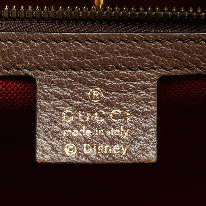 Gucci x Disney Multicolor Donald Duck GG Supreme Canvas and Leather Interlocking G Shopping Tote