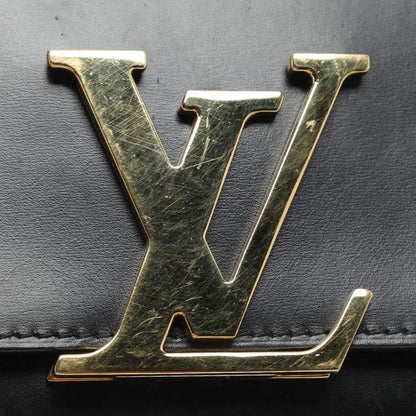 Louis Vuitton Black Leather Chain Louise GM