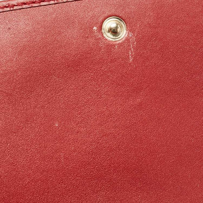 Gucci Red Leather Flap Wallet on Strap