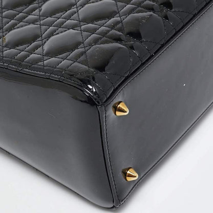 Dior Medium Lady Dior Tote – Black