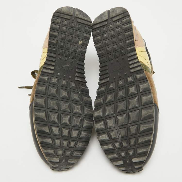Valentino Multicolor Leather Rockrunner Sneakers 39.5