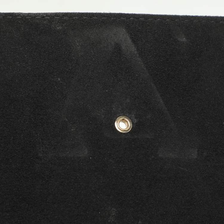 Louis Vuitton Black Leather Chain Louise GM