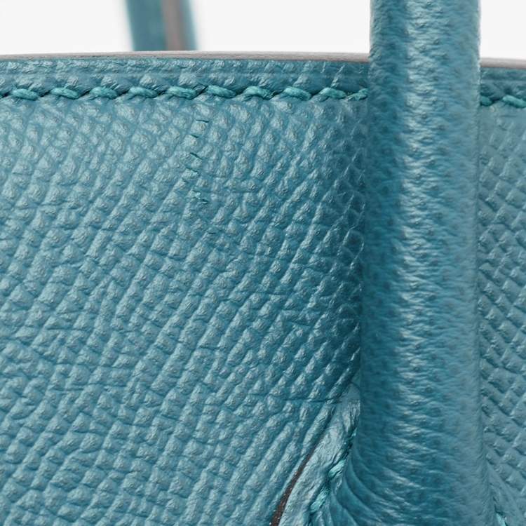 Hermès Birkin 30 Bleu De Galice Epsom Leather