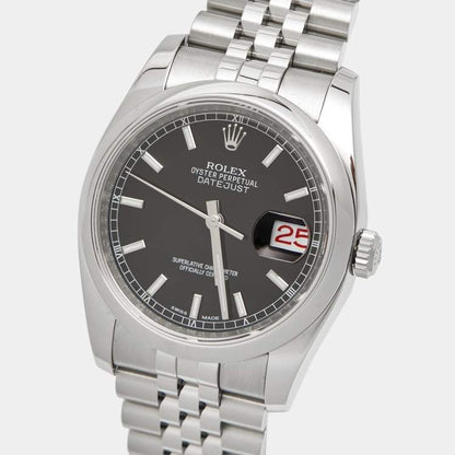 Rolex Datejust 116200 Black Dial 36 mm