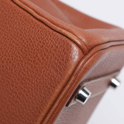 Hermès Noisette Evercolor Leather Palladium Hardware Birkin 30 Bag