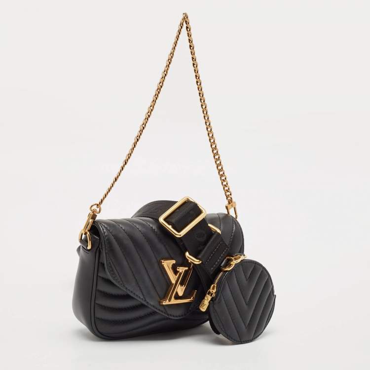 Louis Vuitton New Wave Multi Pochette – Black Quilted Leather