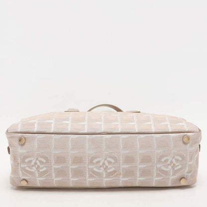 Chanel Beige Nylon CC Travel Line Bowler Bag – Authentic Pre-Loved