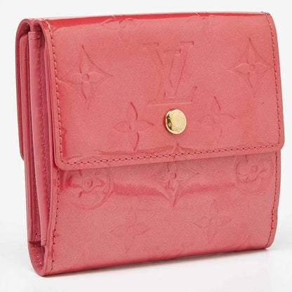 Louis Vuitton Framboise Vernis Monogram Elise Wallet