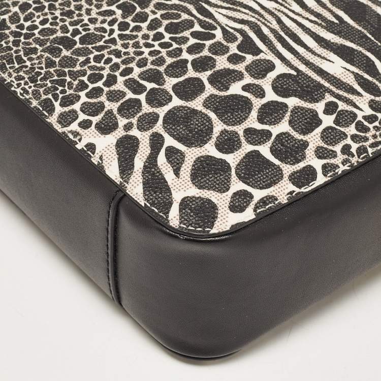 Michael Kors Ginny Camera Black/White Crossbody Bag
