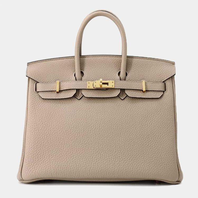 Hermès Birkin 25 Gris Tourterelle Togo Leather