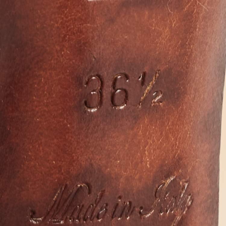 Louis Vuitton Beige Patent Leather “Oh Really!” Peep Toe Pumps Size 36.5