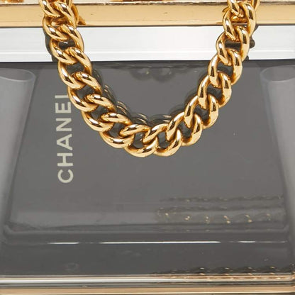 Chanel Gold Plexiglass Premiere Minaudiere Clutch Bag – Statement Piece