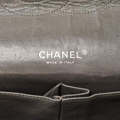Chanel Grey Maxi Double Flap Bag – Classic Quilted XL
