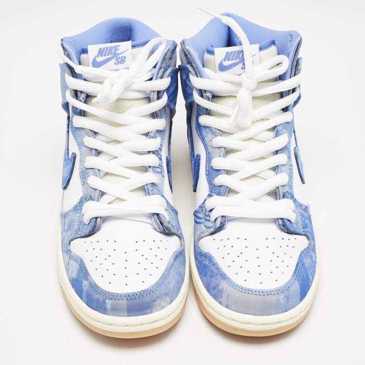 Nike SB Dunk High Carpet Company White/Blue Sneakers – Size 40.5 – Brand New