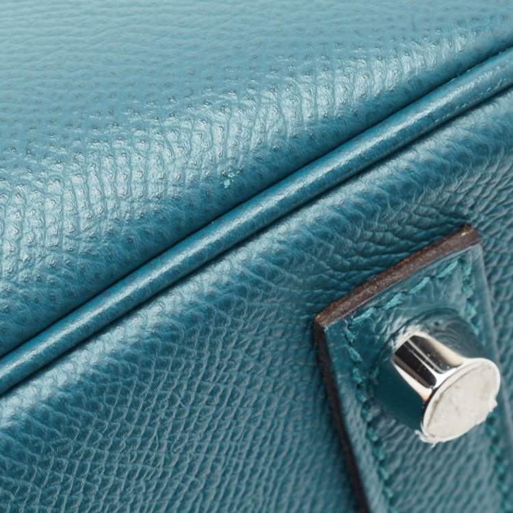Hermès Birkin 30 Bleu De Galice Epsom Leather