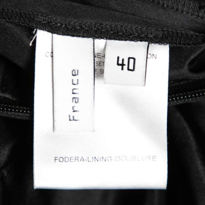 Balenciaga Black Silk Bead Embellished Sleeveless Dress – Size M