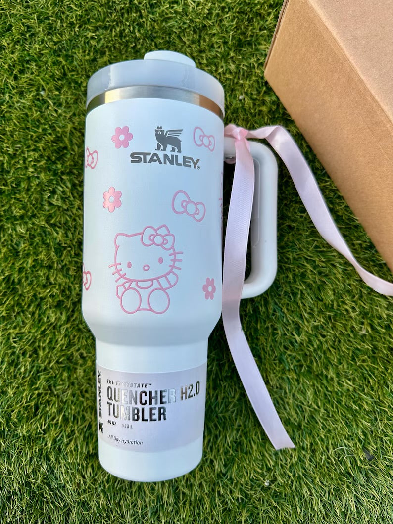 Hello Kitty 40oz Stanley Style Tumbler