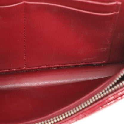 Dior Red Patent Leather Wallet