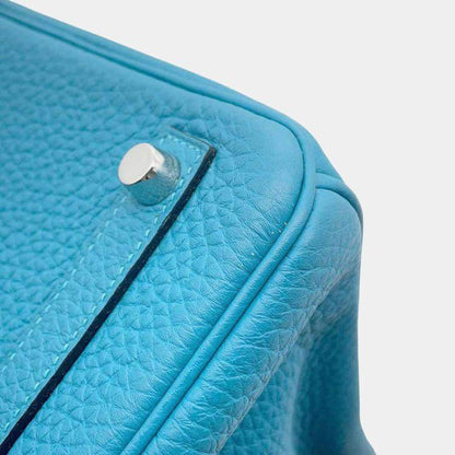 Hermès Birkin 25 Turquoise Togo Leather Rare