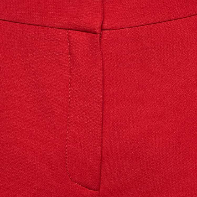 Valentino Red Wool Shorts – Size S