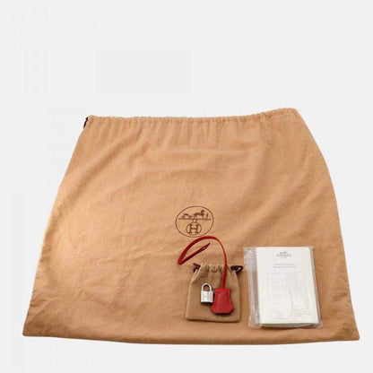 Hermès Birkin 35 Rouge Casaque Taurillon Clémence Bag